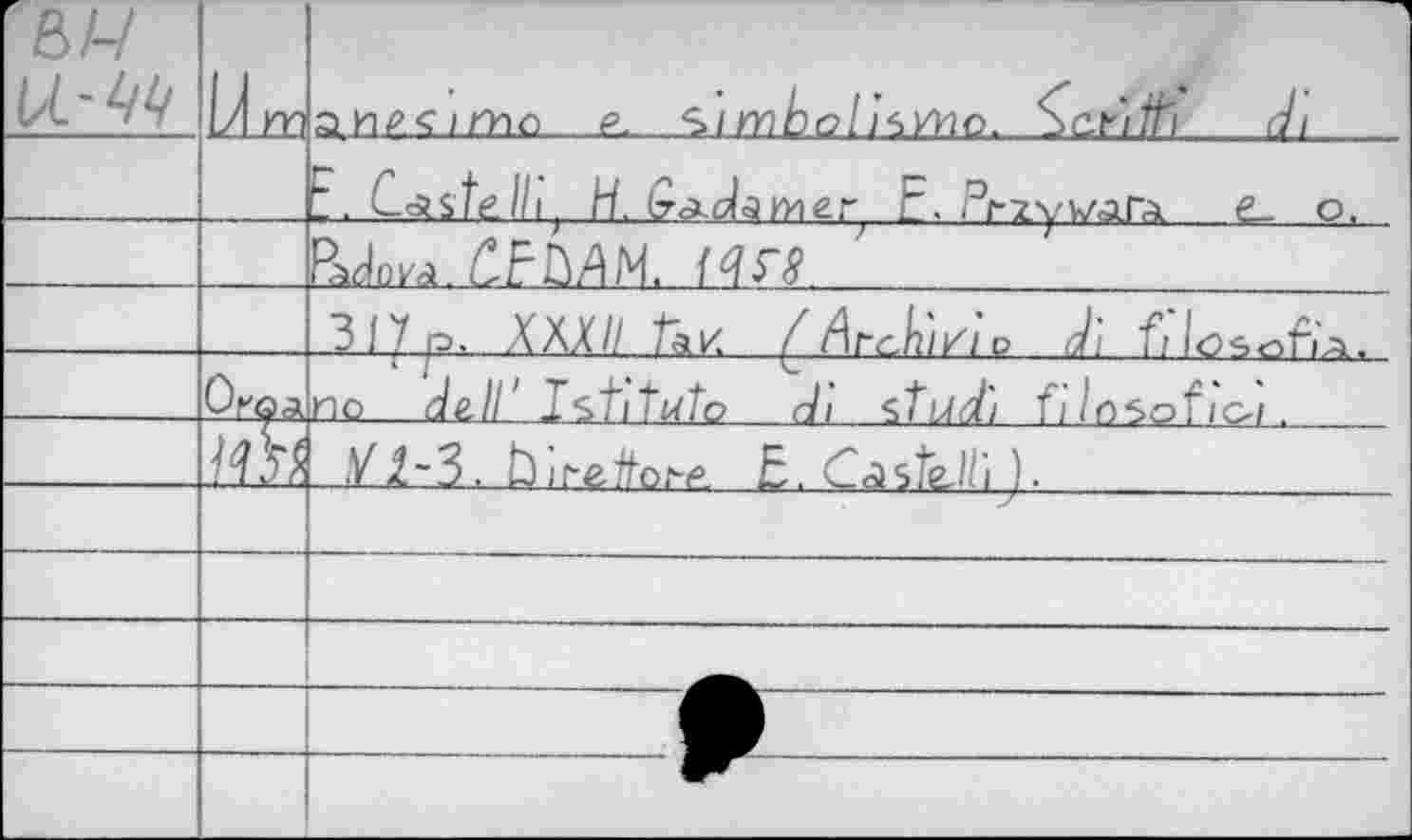 ﻿u-w	U m	awcimo p. mbohswio. <bc,f'itl'i di
		I, Côtstglli; H. (radanner F, Ргтуьлагд e_ o.
		Ridera. PF1MN.
		3!^р. XÄXII tak ArcJù/i о di fi Ics^fi^.
	Proa	no de.ll' IstiTisïo di <,tudi fitnsofioi.
		У^~3, birefror<°- F, C<ast^ll'i ).
		
		
		
		
		